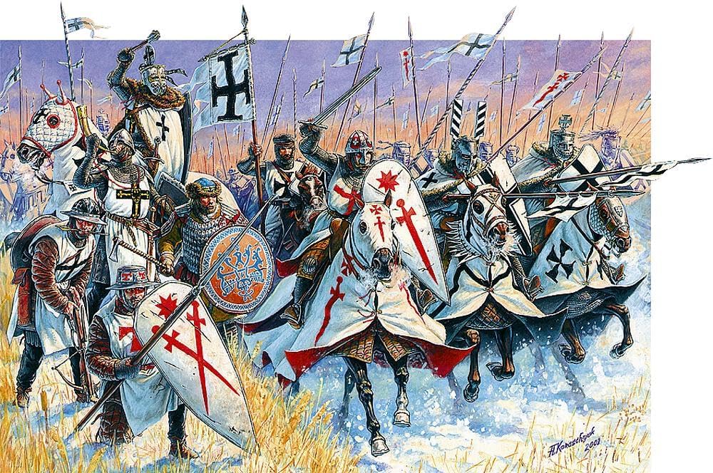 1/72 Livonian Knights Xiii-XiV A.D.