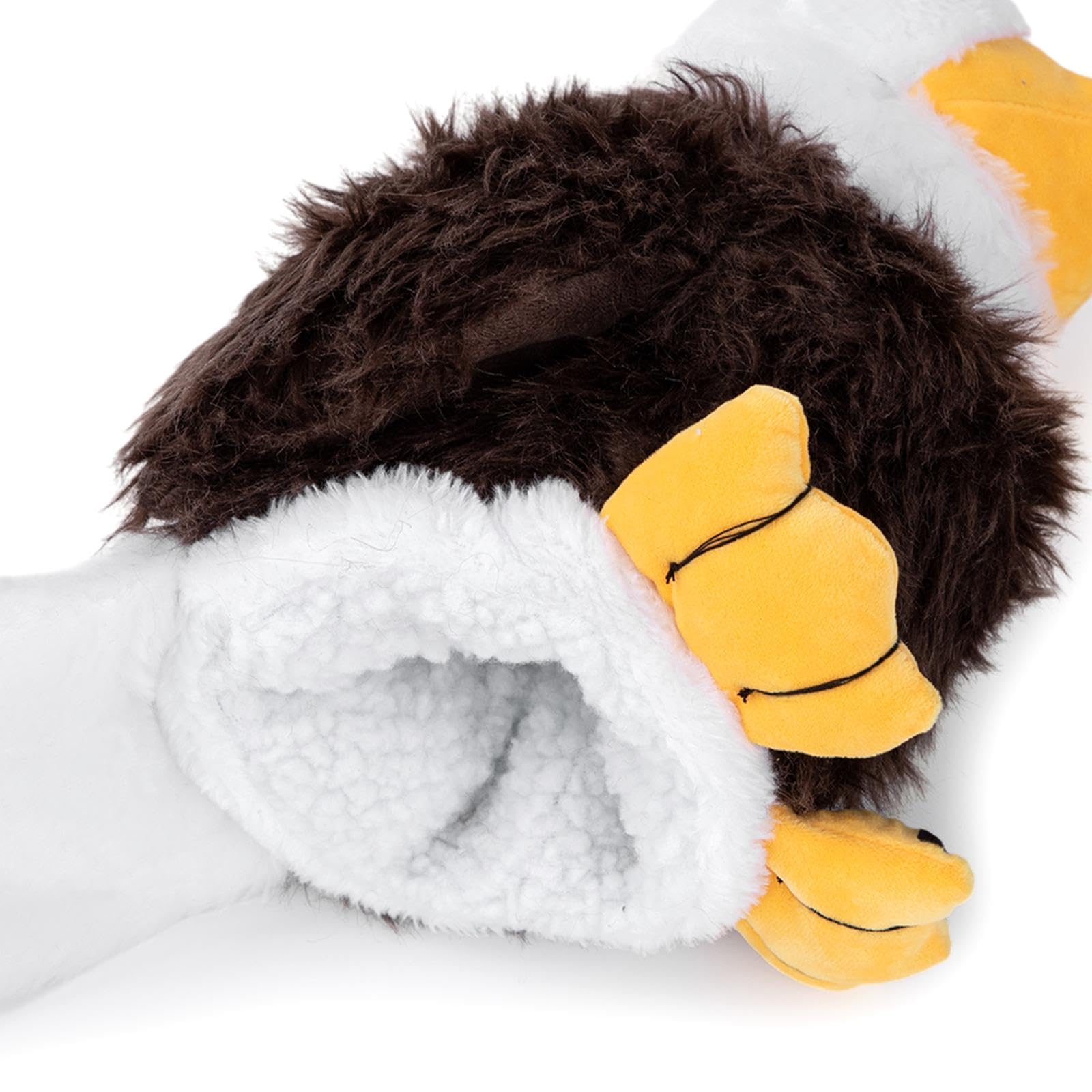 Milageto Eagle Plüsch Driver Head Cover Golfschläger-Kopfbedeckung, entzückender universeller Cartoon-Schlägerkopfschutz für Training Parks Outdoor, Kratzfest, Zubehörschutz, Geburtstage für Freunde