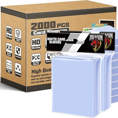 Miniatura 11 de 100 unidades de fundas de plástico para tarjetas con abertura superior, fundas Penny Soft para protectores de tarjetas de béisbol, adecuadas