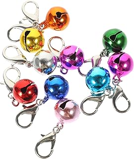 balacoo 10pcs Pet Collar Bell Dog Collar with Bells for Small Dogs Cat Bells for Collar Small Dog Collar for Medium Dogs Small Bell Jingle Bells Bell for Kitten Collars Puppy Metal Crafts