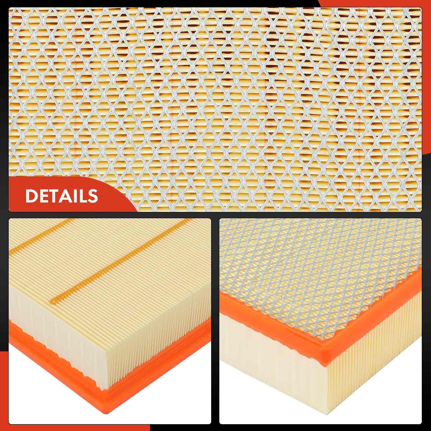 A-Premium Engine Air Filter Cleaner Box Housing + Air Filter Compatible with Chevrolet Silverado 1500/2500/1500 HD/2500 HD/3500 & GMC Sierra 1500/2500/1500 HD/2500 HD/3500, Yukon & Cadillac Escalade