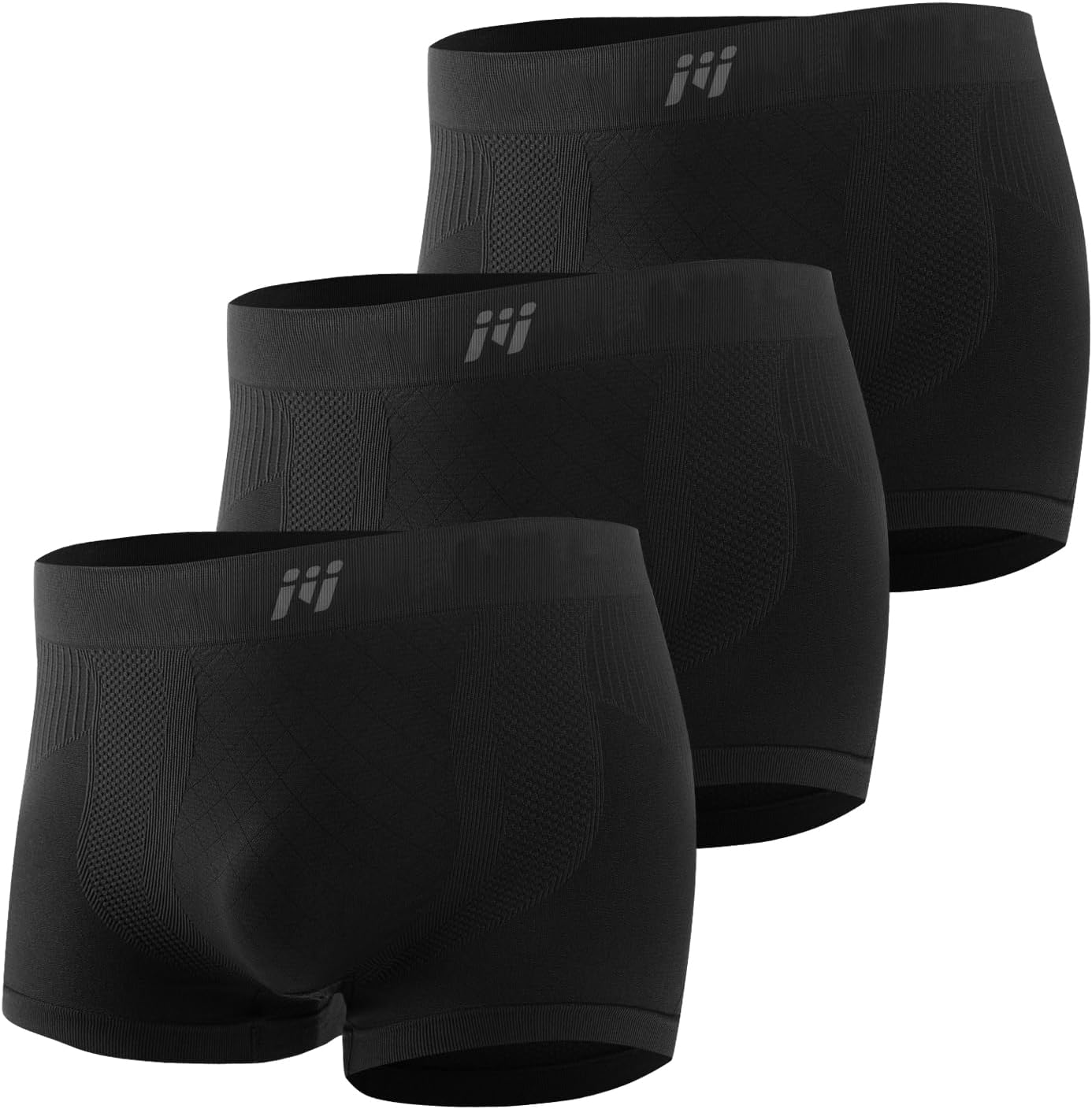 3 Pack Compression Shorts Men, Spandex Running Shorts Athletic Workout Sport Performance Baselayer Underwear