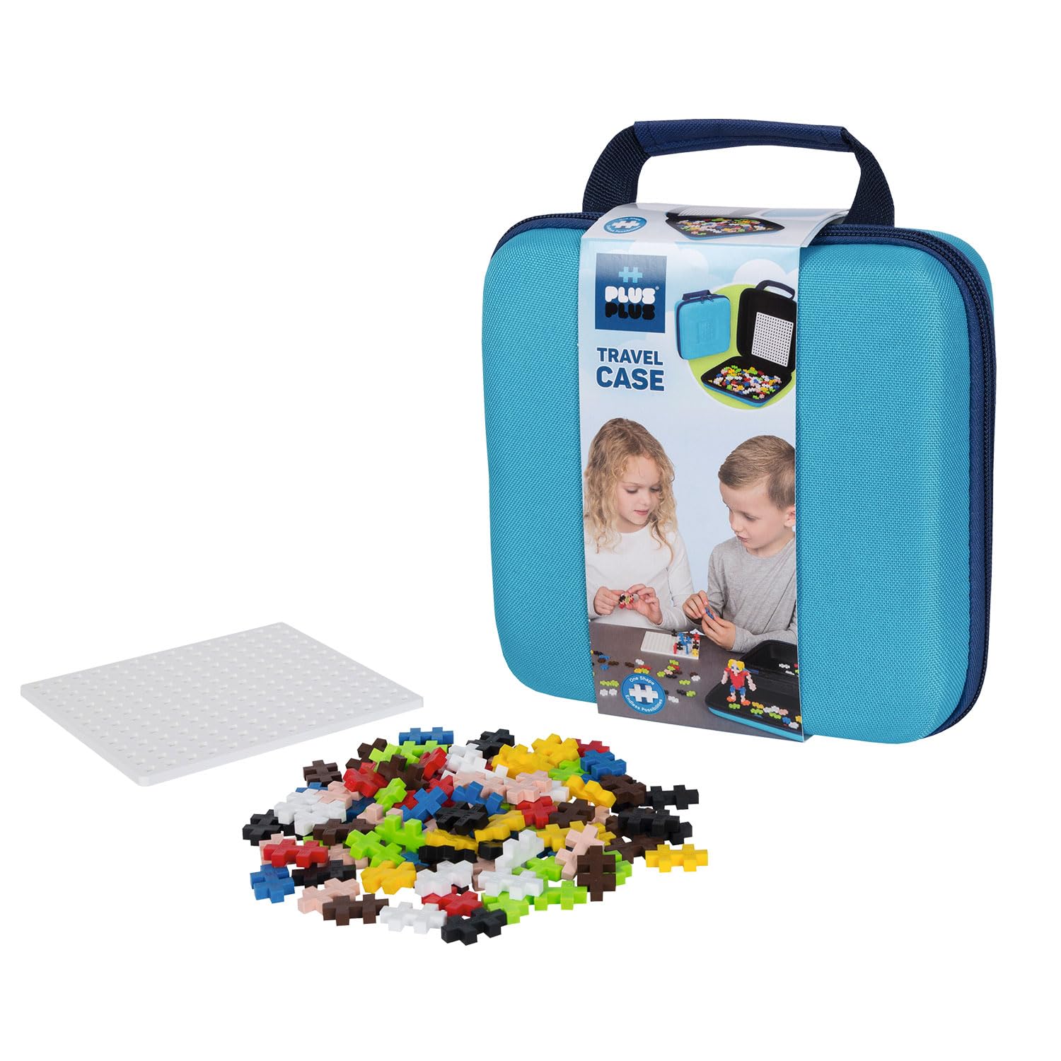 Plus Plus - Maletín De Viaje | Puzzles 3D | Puzzle 5 Años | Juegos Educativos Niños 5 Años | Rompecabezas Niños | Juego Construccion | Puzzle 100 Piezas