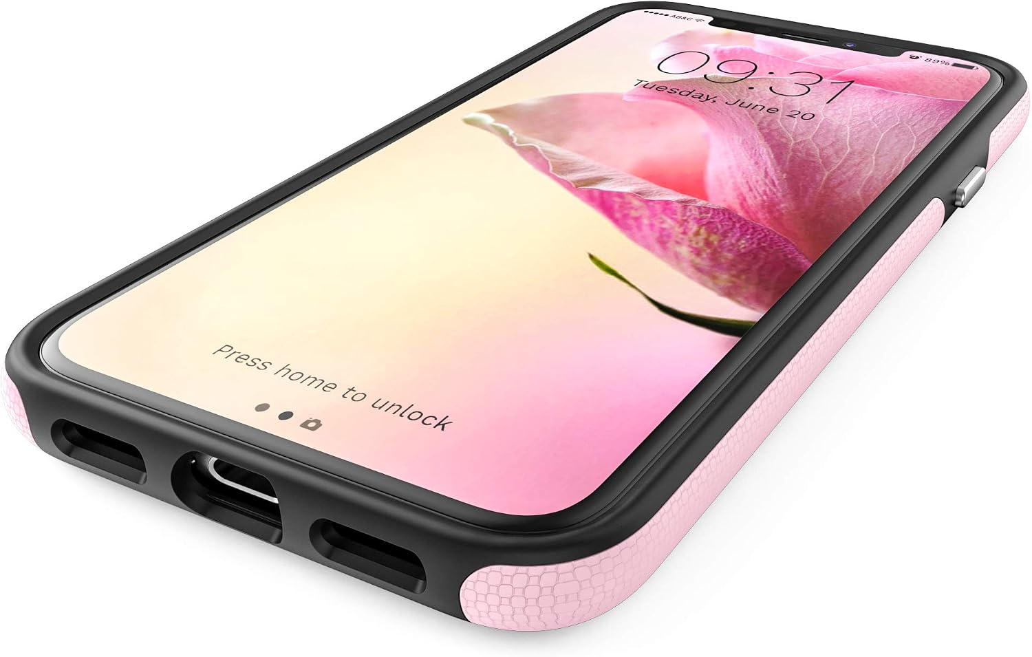 Crave Case for iPhone Xs and iPhone X, Dual Guard Protection Series Cover for Apple iPhone X/XS (5.8 Inch) - Pink
