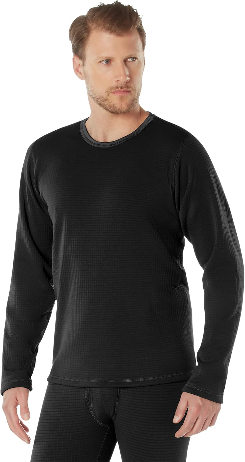 Rothco ECWCS Gen III Level II Underwear Crew Top – Moisture Wicking Thermal Shirt