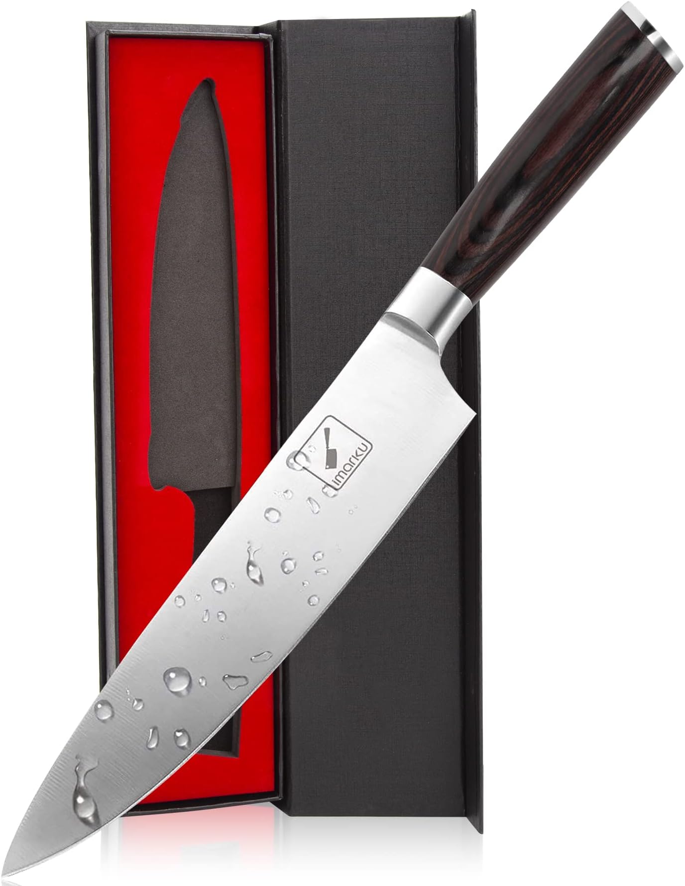 Imarku Pro Kitchen 8 Inch Chef's Knife High Carbon Stainless Steel Sharp Gyutou Knives Ergonomic Equipment