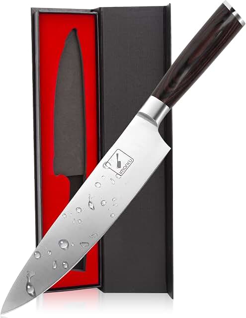 imarku Japanese Chef Knife - Sharp Kitchen Knife 8 Inch Chef's Knives HC...