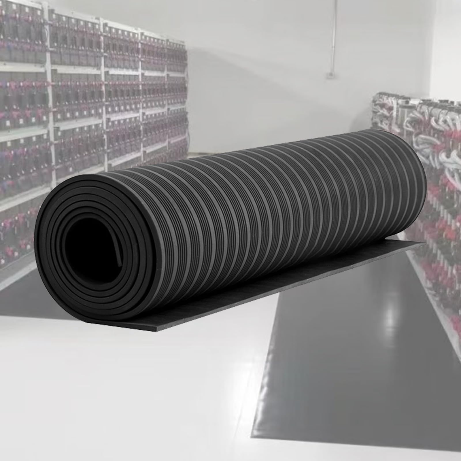 20" x 20" Electrical Safety Mat 6000V Insulated, High Voltage Insulating Rubber Floor Mats for Home Commercial Work Spaces, Large Non-Slip Switchboard Matting — Amazon image 8