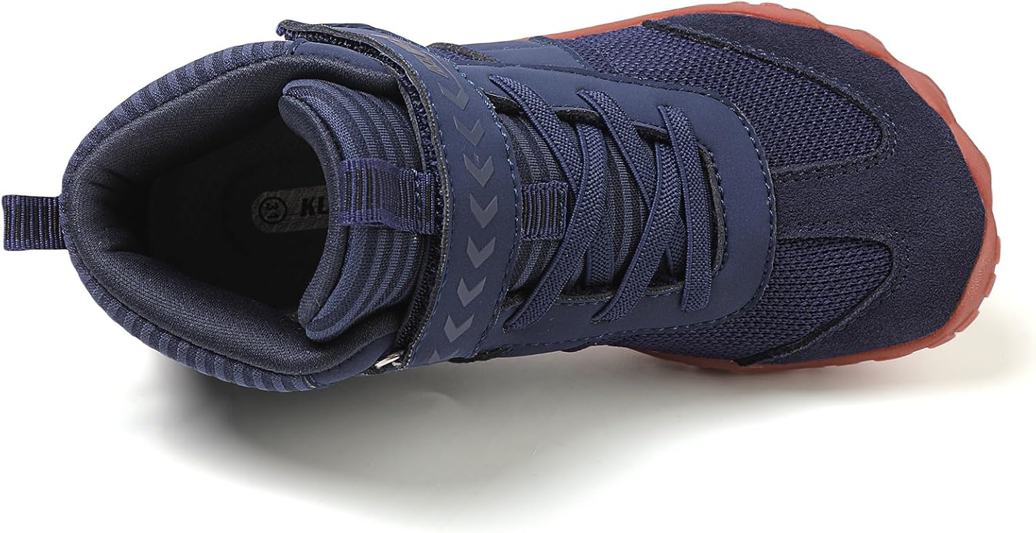 KUBUA Kids Barefoot Shoes Boys Girls High Top Minimalist Zero Drop Sneakers for Tennis Walking Hiking Athletic Little Big Kid - Image 5
