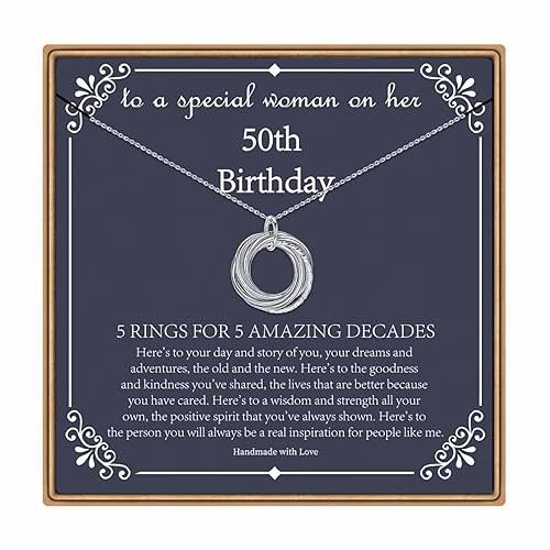 IEFLIFE Birthday Gifts for Women, Sterling Silver Chain Birthday Necklaces,
