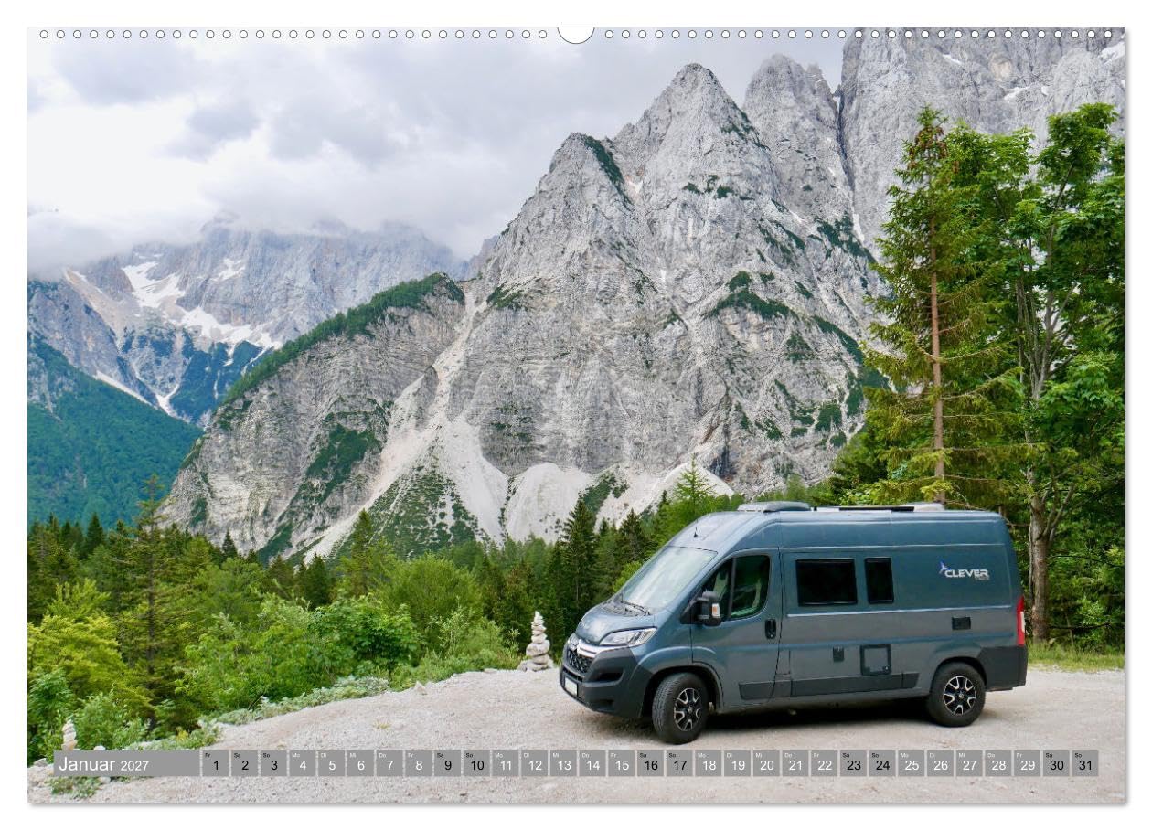 CALVENDO - Vanlife; Camping - Freiheit - Reisen (hochwertiger Premium Wandkalender 2027 DIN A2 quer), Kunstdruck in Hochglanz: Wohnmobil, Bulli oder Kastenwagen: das "Vanlife-Gefühl" macht süchtig.