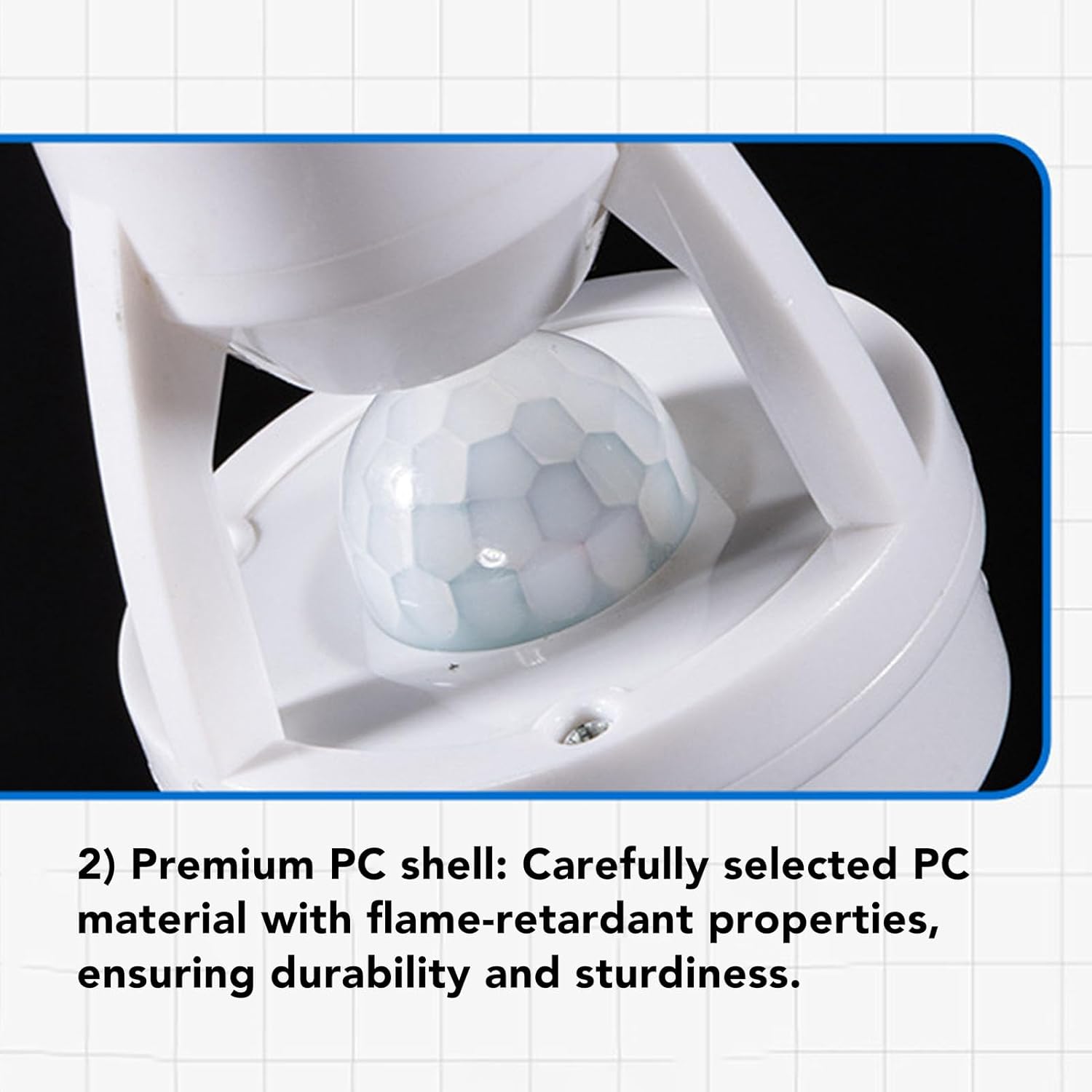 Motion Sensor Light Socket,E26/E27 Screw in Light Bulb Holder Adapter Light Control Indoor, Adjustive Auto On Off Night Light Control Garage Light for Basemen, Senrusawzd6r3ikns