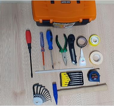 Tool Set with Depolife Bag Watchmaker Screwdriver Meter Hammer Gargaburun