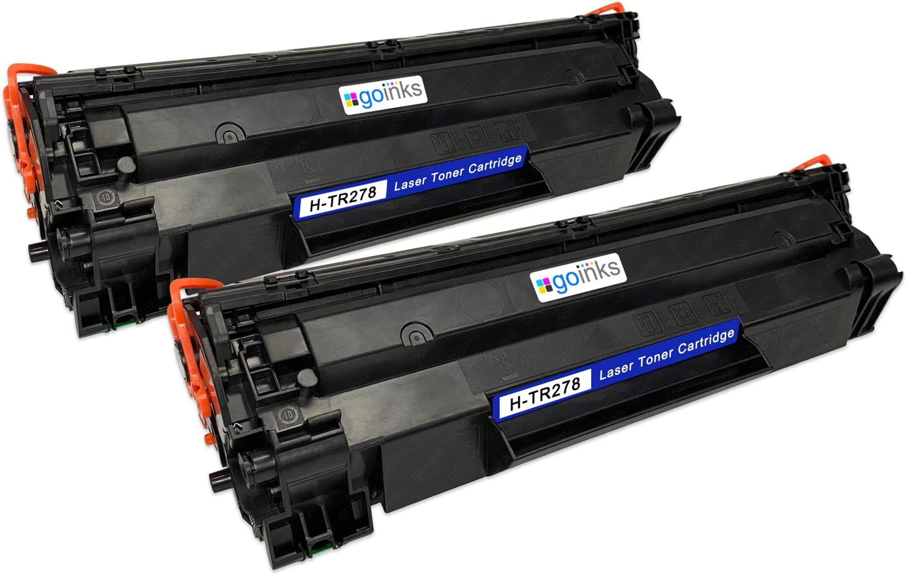 Go Inks 2 Black Laser Toner Cartridges to replace HP CE278A Compatible/non-OEM for HP Laserjet Pro Printers
