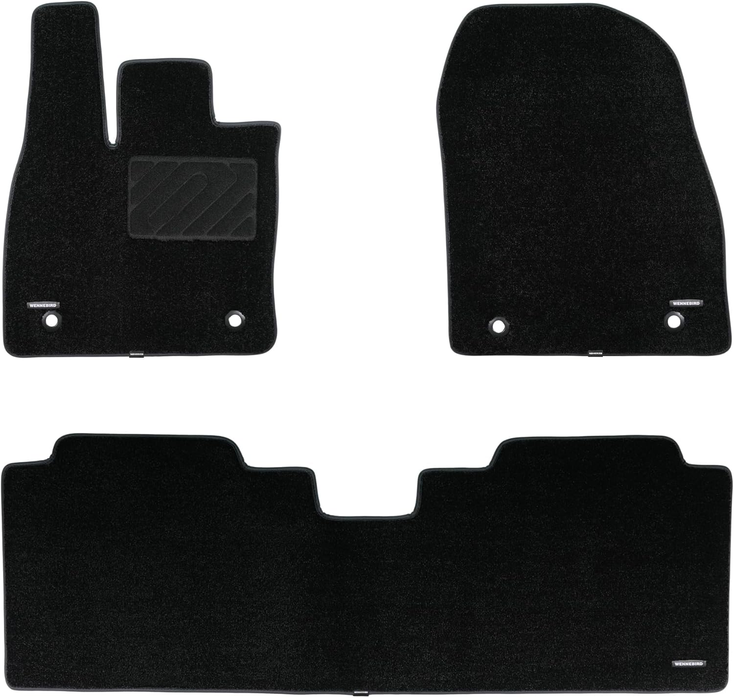 WENNEBIRD Superior Carpet Floor Mats for 2023-2026 Lexus RZ 300e, RZ450e, 0.5-Inch Ultra-Thick – 3-Pc Set