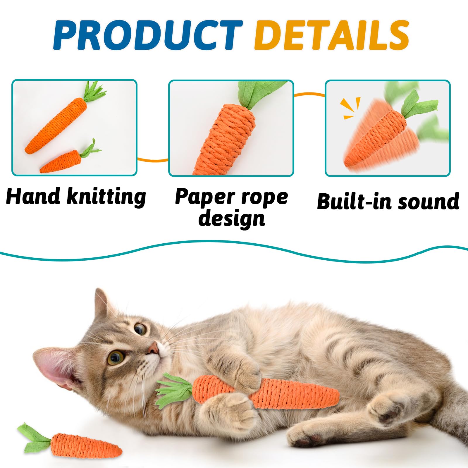 Andiker 2PCS Cat Chew Toys - Image 3
