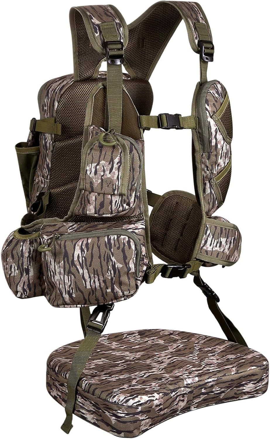 UIIHUNT Turkey Vest with Seat: Lightweight Turkey Hunting Vest with Game Pouch, Adjustable Turkey Hunting Gear Accessories