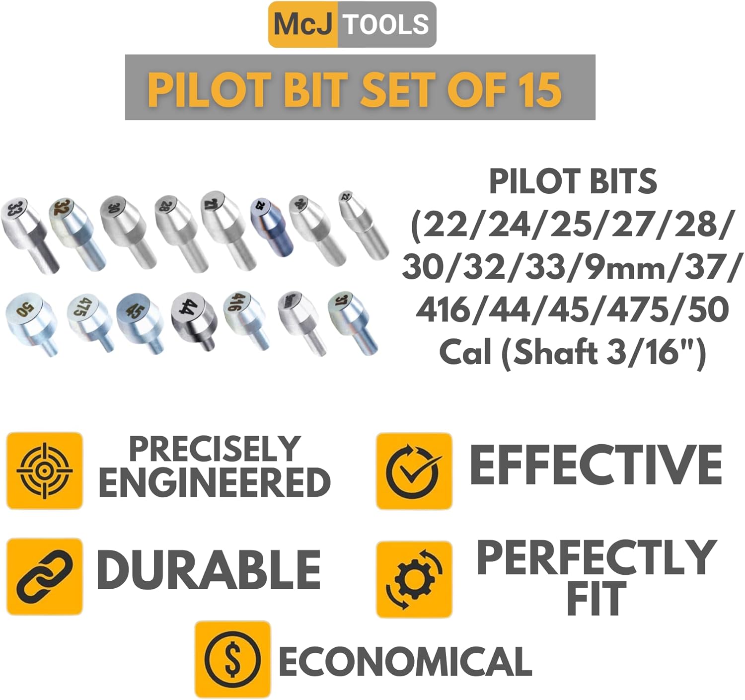 Reloading Case Trimmer Pilot Bits