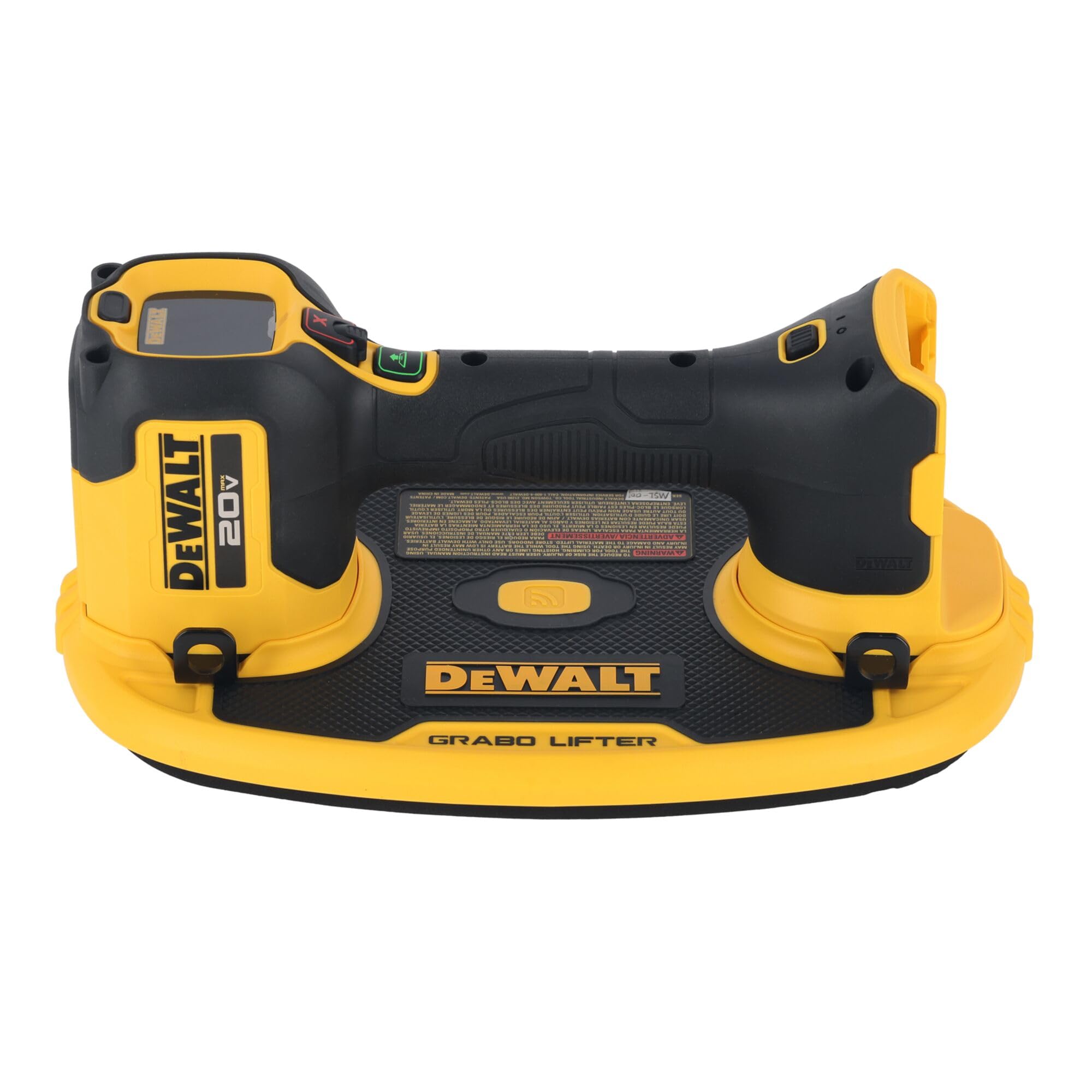 DEWALT Sollevatore a ventosa GRABO senza fili, 20 V, solo strumento nudo, capacità di carico fino a 120 kg (DCE592B)