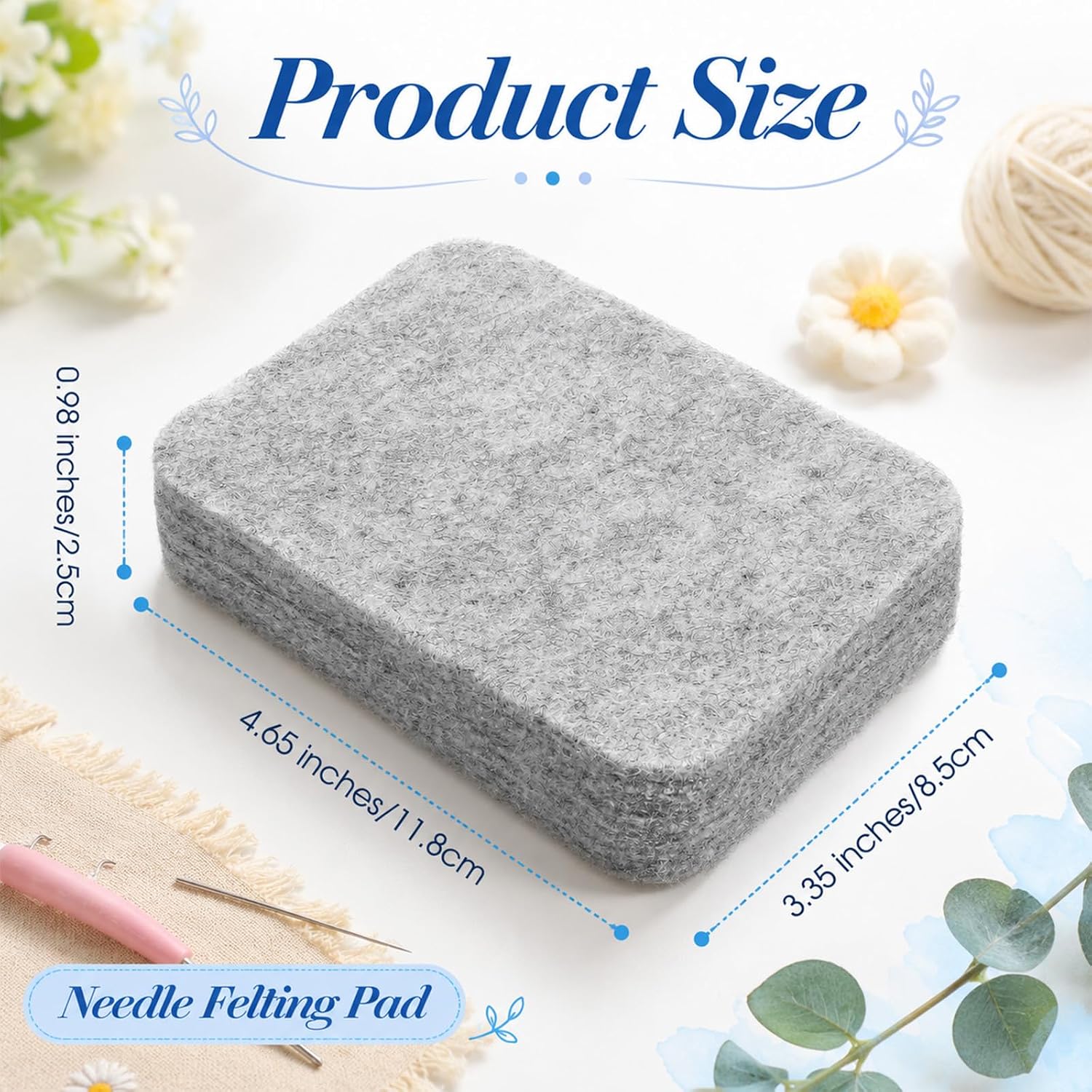 Needle Felting Pad 4.65"X 3.35" Needle Felting Supplies
