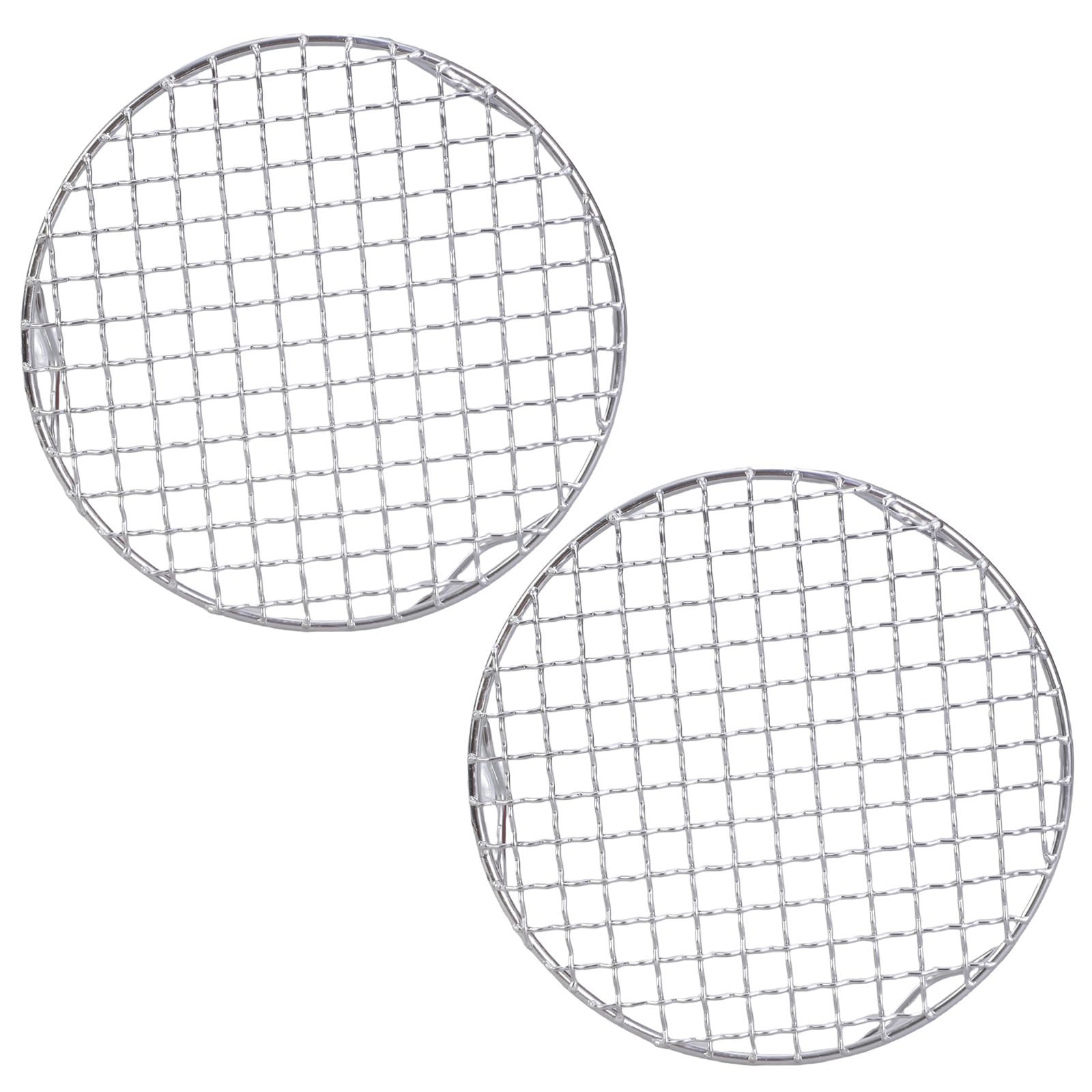 Xinsheinelry Stainless Steel Round Baking Rack Outdoor BBQ Accessories Easy Cleaning Suitable for Grilling Roasting and Cooling Easy Cleaning Baking Rack