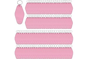 100 Pack Hotel Keychains - Vintage Design