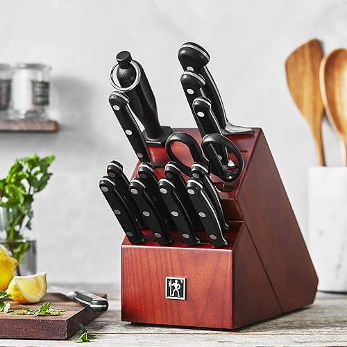 Miniatura 6 de HENCKELS Classic Precision - Juego de cuchillos de cocina de 16 piezas con bloque, cuchillo de chef, juego de cuchillos para carne Acero