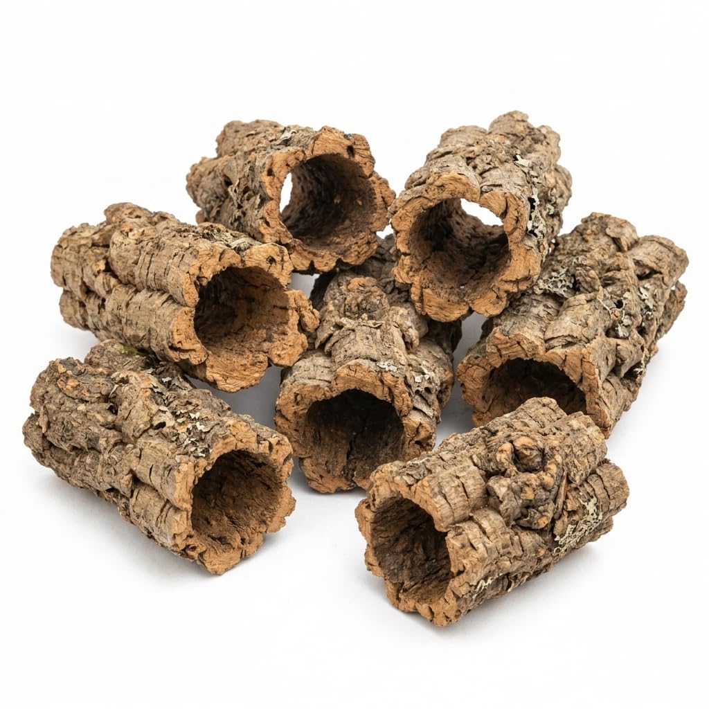 Sphagnum-Shop - Tubos de corcho (15-20 cm, 6-7 unidades, corteza de corcho natural)