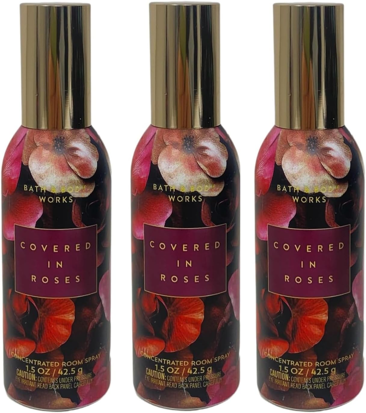 Bath and Body Works Covered In Roses Room Spray - Pack of 3