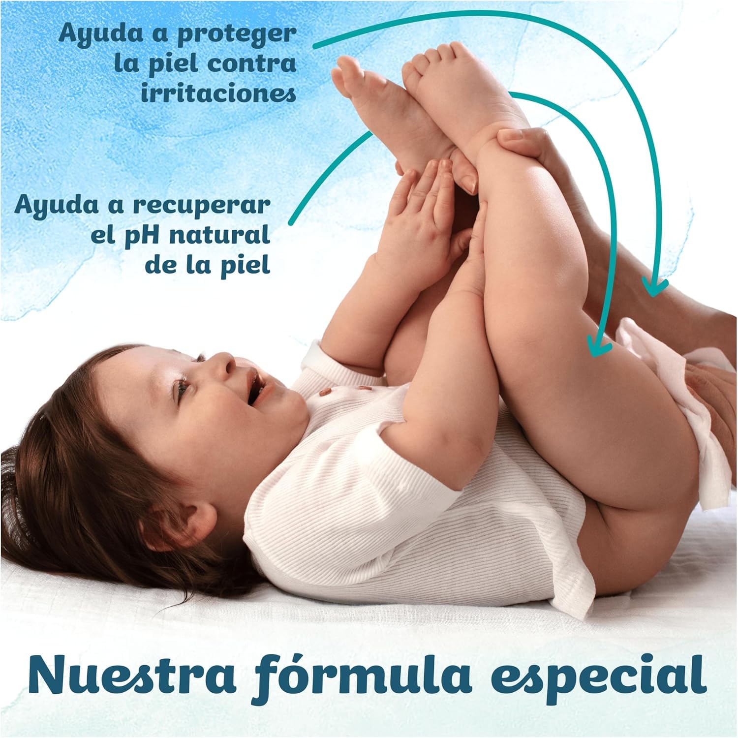 Dodot Toallitas Pure Aqua Para Bebé, 576 Toallitas - 12 Packs de 48 Unidades. 99% Agua, Sin plástico. Ayuda A Restaurar El PH Natural De La Piel