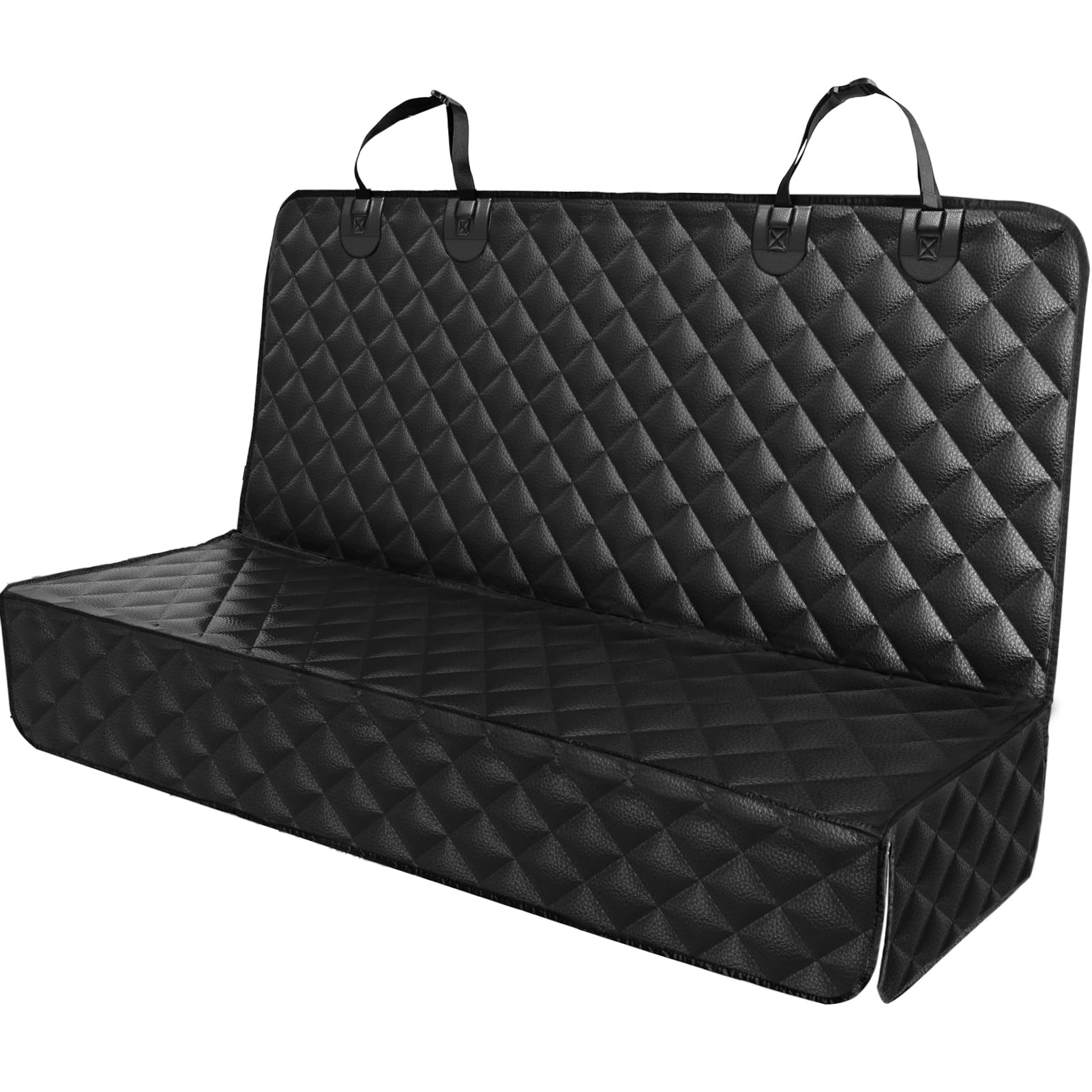 PETICON Waterproof Scratchproof Pet Bench Seat Covers for Cars, SUVs, Nonslip Durable Back Seat Cover for Dogs, Washable Backseat Protection