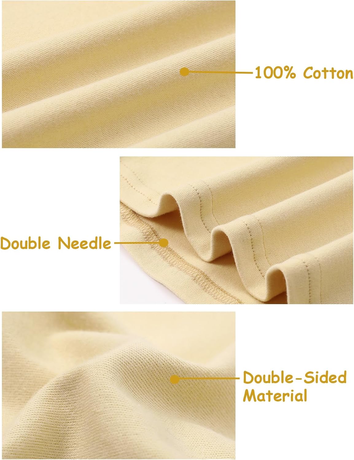 A&J DESIGN Pajamas Set for Kids 2-14 Years, 100% Cotton Solid Color 2 Piece Pjs - Image 5