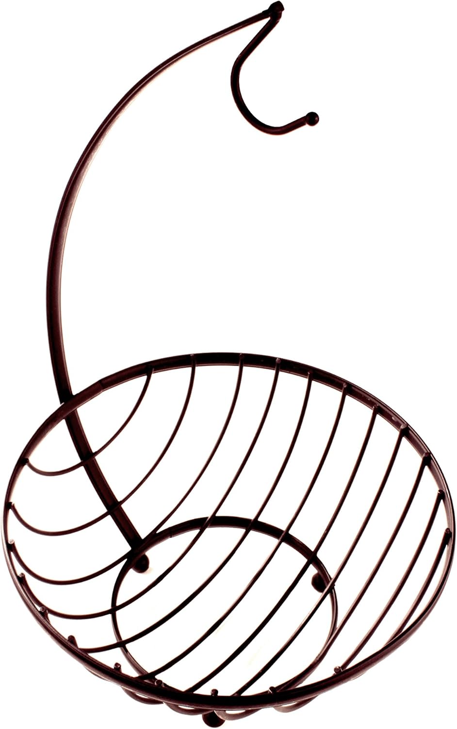 Spectrum Ashley Tree & Basket Hanger & Fruit Basket, Produce Saver Banana Holder & Open Wire Fruit Bowl for Kitchen Counter & Dining Table, Tree, Bronze : Home & Kitchen