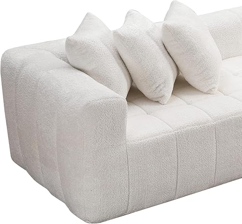 Miniatura 3 de GDFStudio Sofá modular de 4 plazas de 108 pulgadas, sofá modular con diván en forma de L, asiento profundo minimalista, sin huesos, sofás y sofás