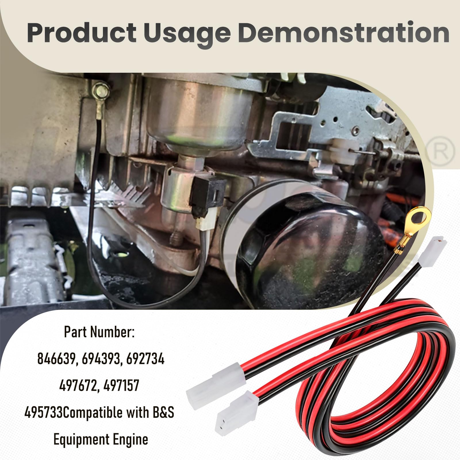 Amazon.com: 846639 Fuel Shut-Off Solenoid for B&S Engine Amazon.com: 846639 Fuel Shut-Off Solenoid for B&S Engine