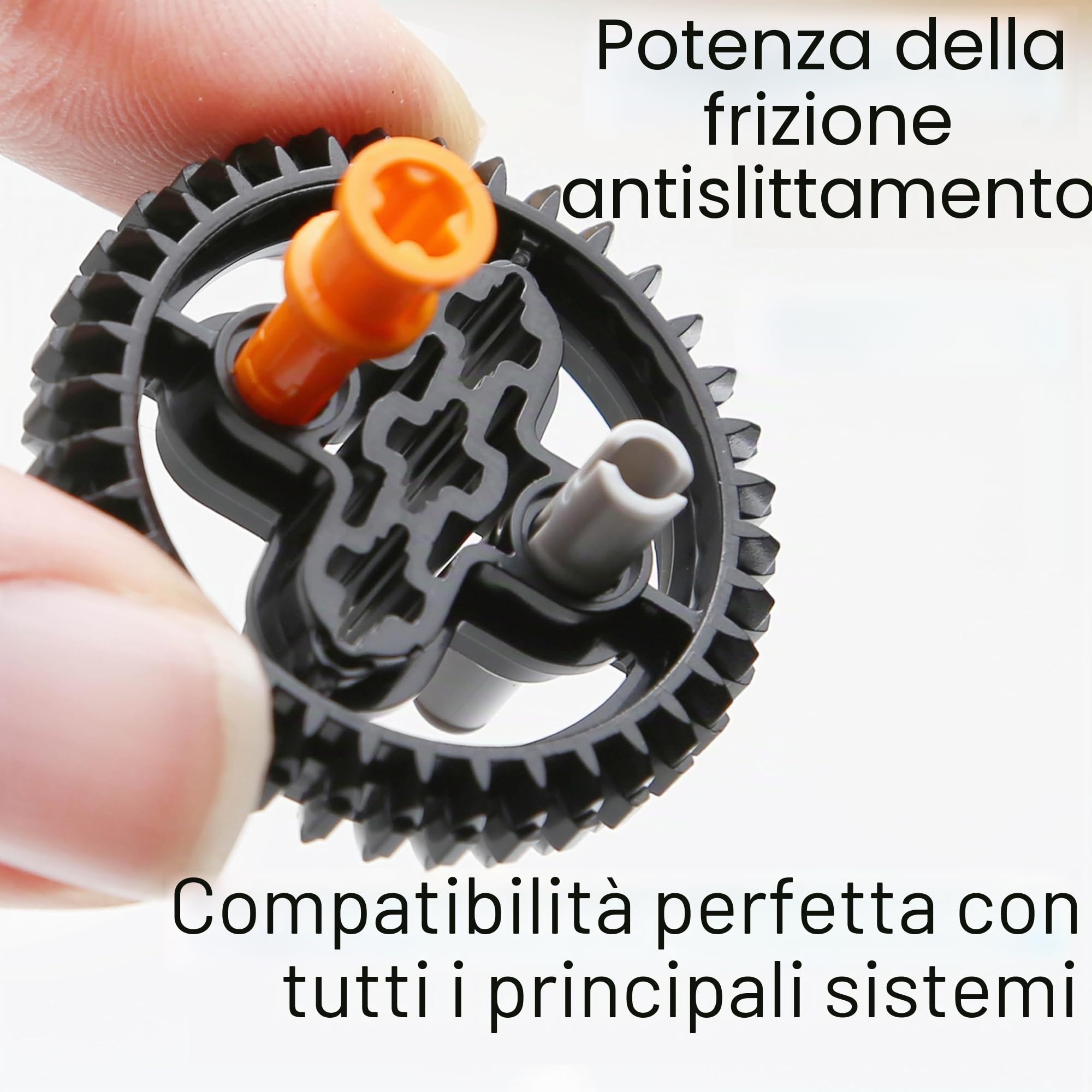 Habow 852pcs Technic-Parts Gears-Axle-Pin-Connector Compatibile con Lego-Technic, Ammortizzatore Ruote Chain Link Frame Joints Kit motore differenziale. Pezzi MOC per set da costruzione giocattolo