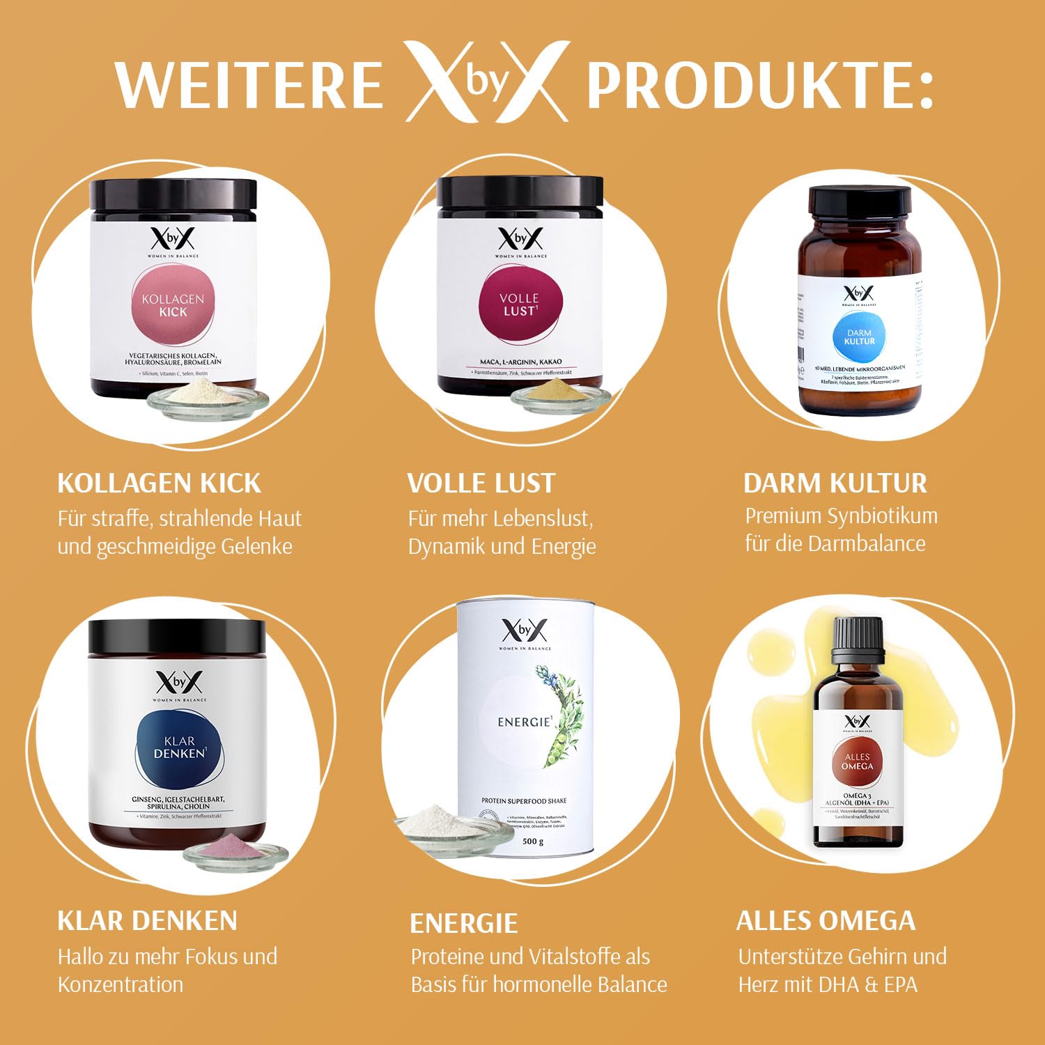 XbyX® Ganz Gelassen 90 g | 30 Portionen | Für mehr Gelassenheit & mentale Balance im Alltag | Adaptogen Ashwagandha, Tryptophan & Theanin aus Grüntee-Extrakt | Hormonfrei | Ohne Soja | Aus Deutschland