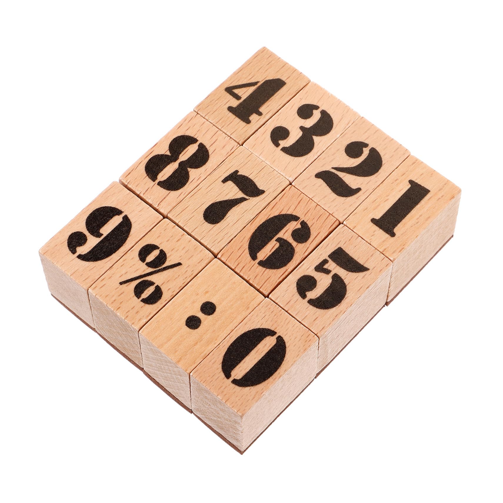 Operitacx 5sätze Holzstempel Mit Vintage Zahlen Und Buchstaben Für Scrapbooking Handwerk Und Karten Langlebig Und Kreative Bastelwerkzeuge Für Persönliche Designs