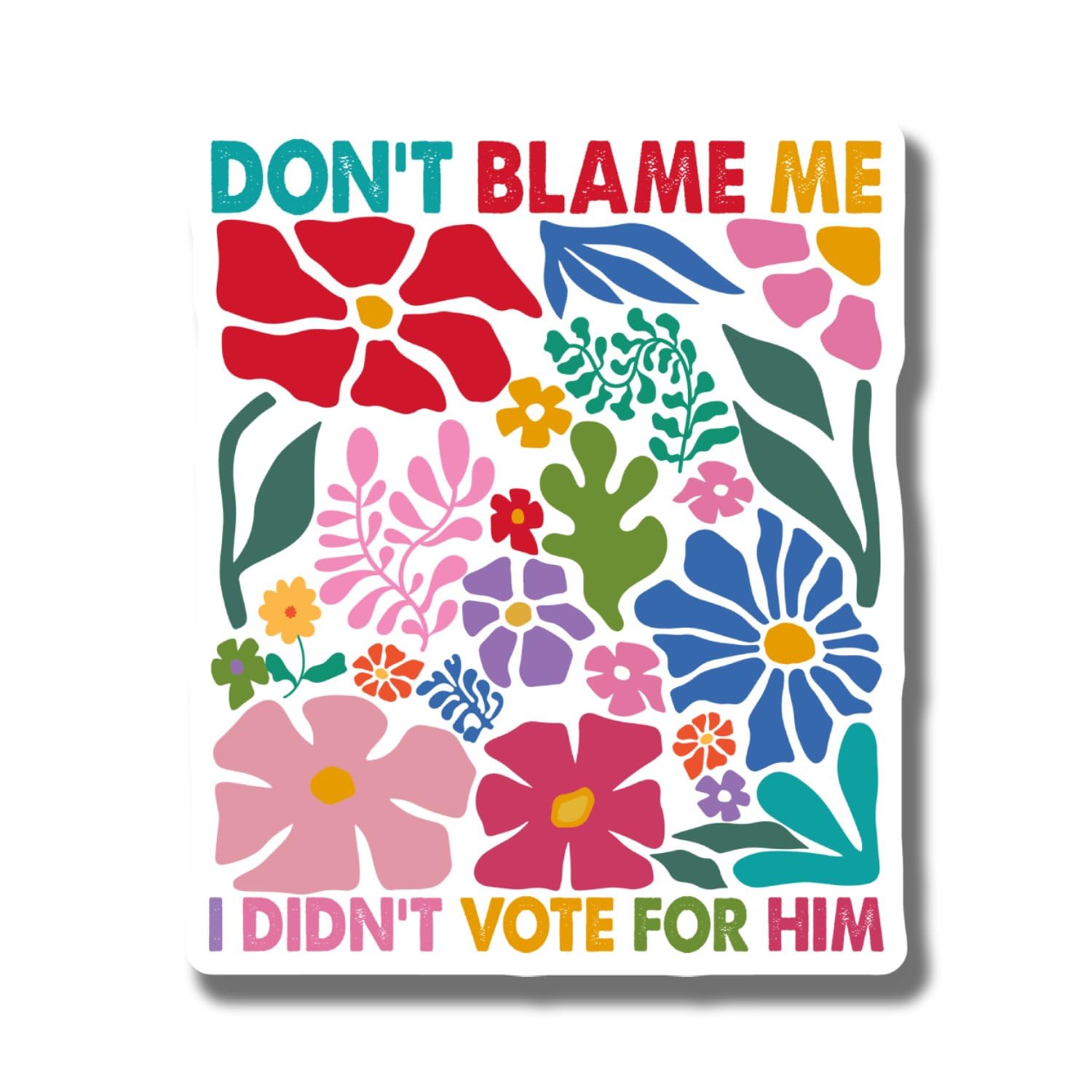 Imán de coche Don't Blame Me y decoración divertida para neveras de cocina