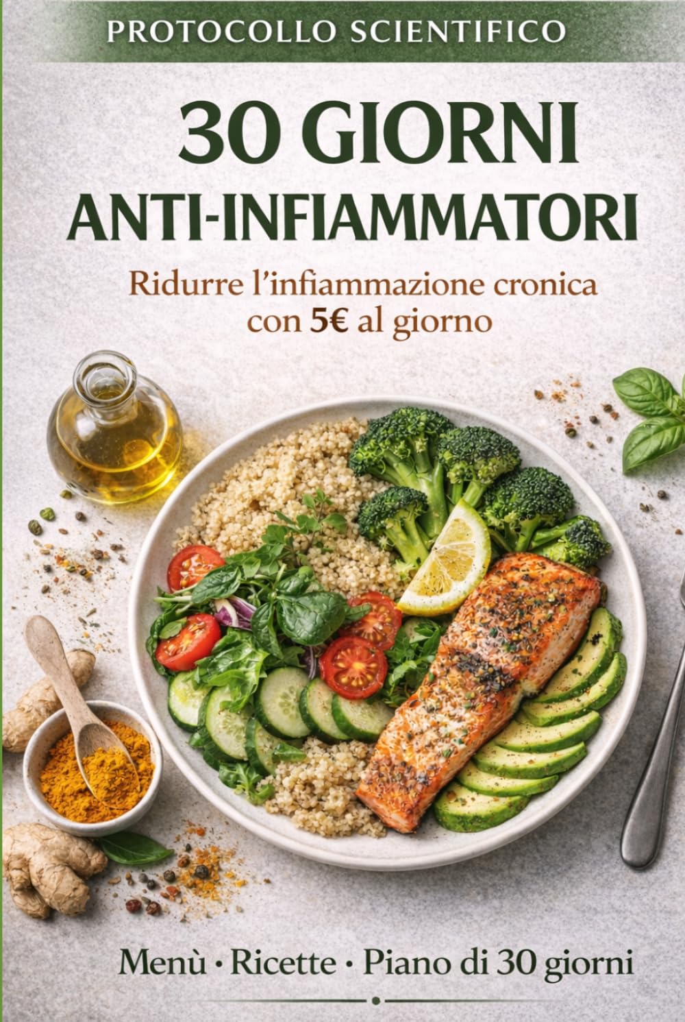 30 Giorni Anti-Infiammatori: Ridurre l'infiammazione cronica con 5€ al giorno