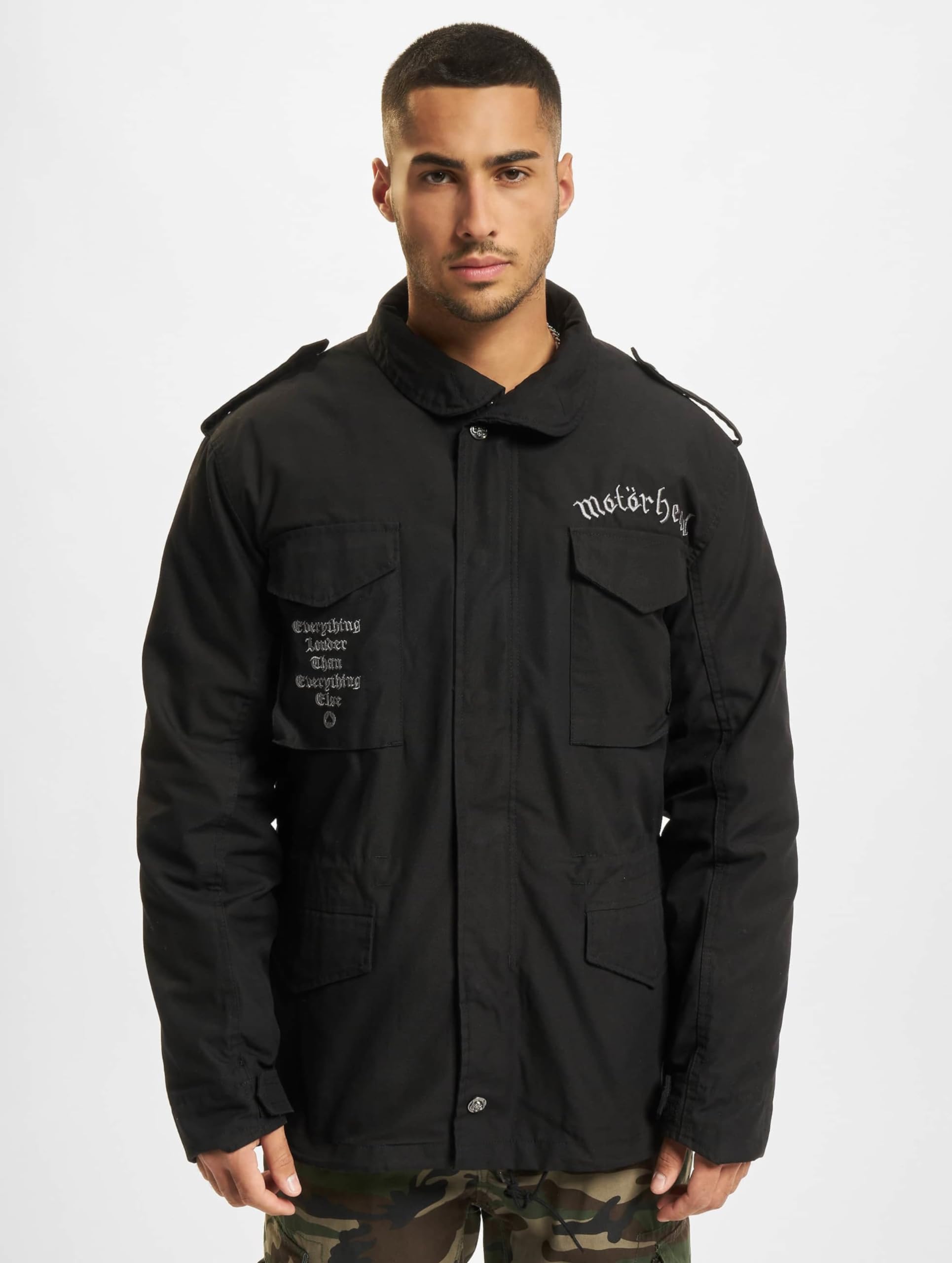 Brandit Motörhead M65 Classic Jacket, Farbe: black, Größen: S bis 7XL