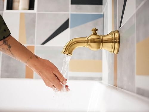 Miniatura 8 de Moen TS32104NL Weymouth Posi-Temp - Kit de molduras para tina y ducha, requiere válvula, incluye ducha de lluvia de 2 pulverizaciones de 9 pulgadas,