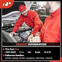 Vista 2 de A-Premium Compresor de aire acondicionado con embrague compatible con Kia Rondo V6 2.7L 2007-2009, estilo DV16