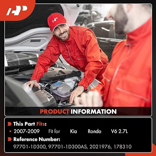 Miniatura 2 de A-Premium Compresor de aire acondicionado con embrague compatible con Kia Rondo V6 2.7L 2007-2009, estilo DV16