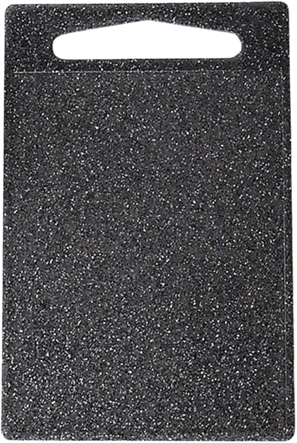 Plastic Chopping Boards Black, Non Slip, Antimicrobial, BPA Free, Large Mini Cutting Board for Kitchen & Camping, Dishwasher Safe, Juice Groove, Hanging Hole, (Black, Size: 31.5x21 cm)