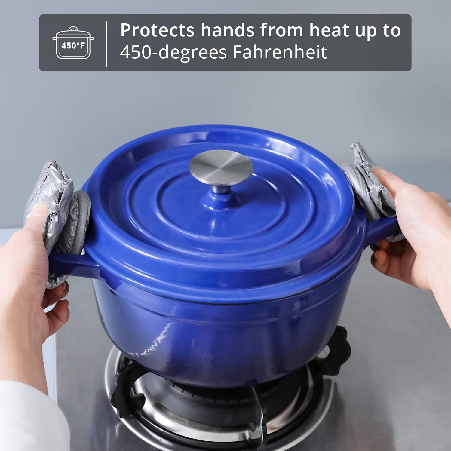 Cast Iron Skillet Handle Covers, Pot Handle Covers Heat Resistant, Pot