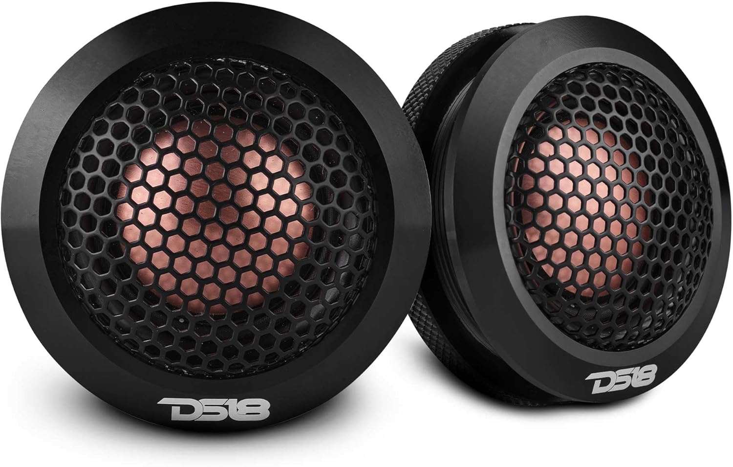 DS18 DXQTTI 2.2" Titanium Dome Tweeter with Neodymium Magnet | 30W RMS / 60W Max | High Sensitivity Car Audio Tweeters – Pair