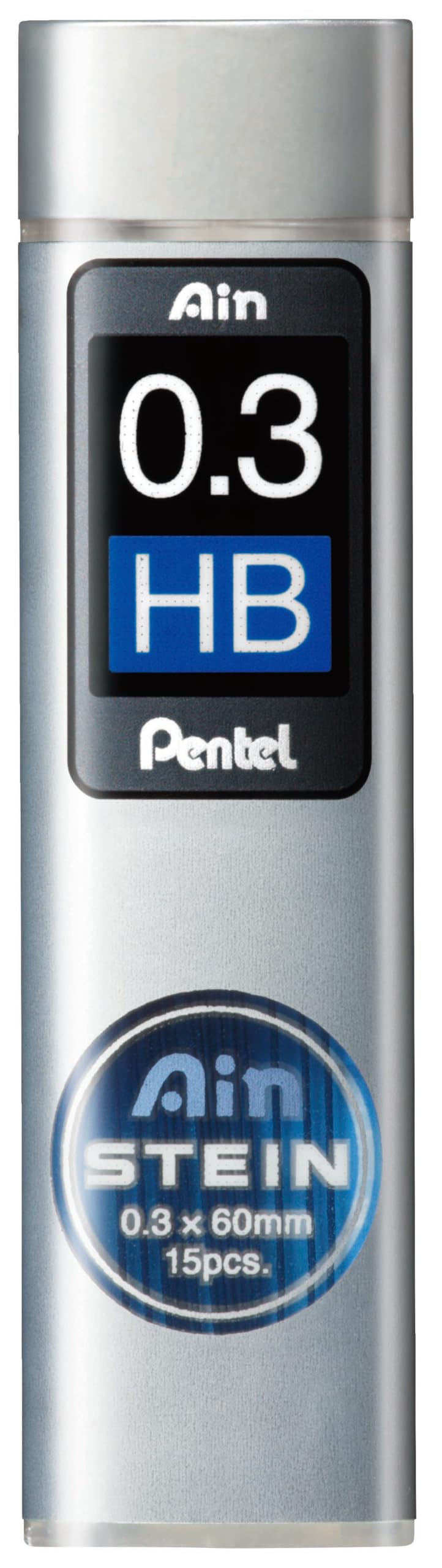 Pentel 0.3 mm HB Ain Stein Refill Lead (Pack of 12)
