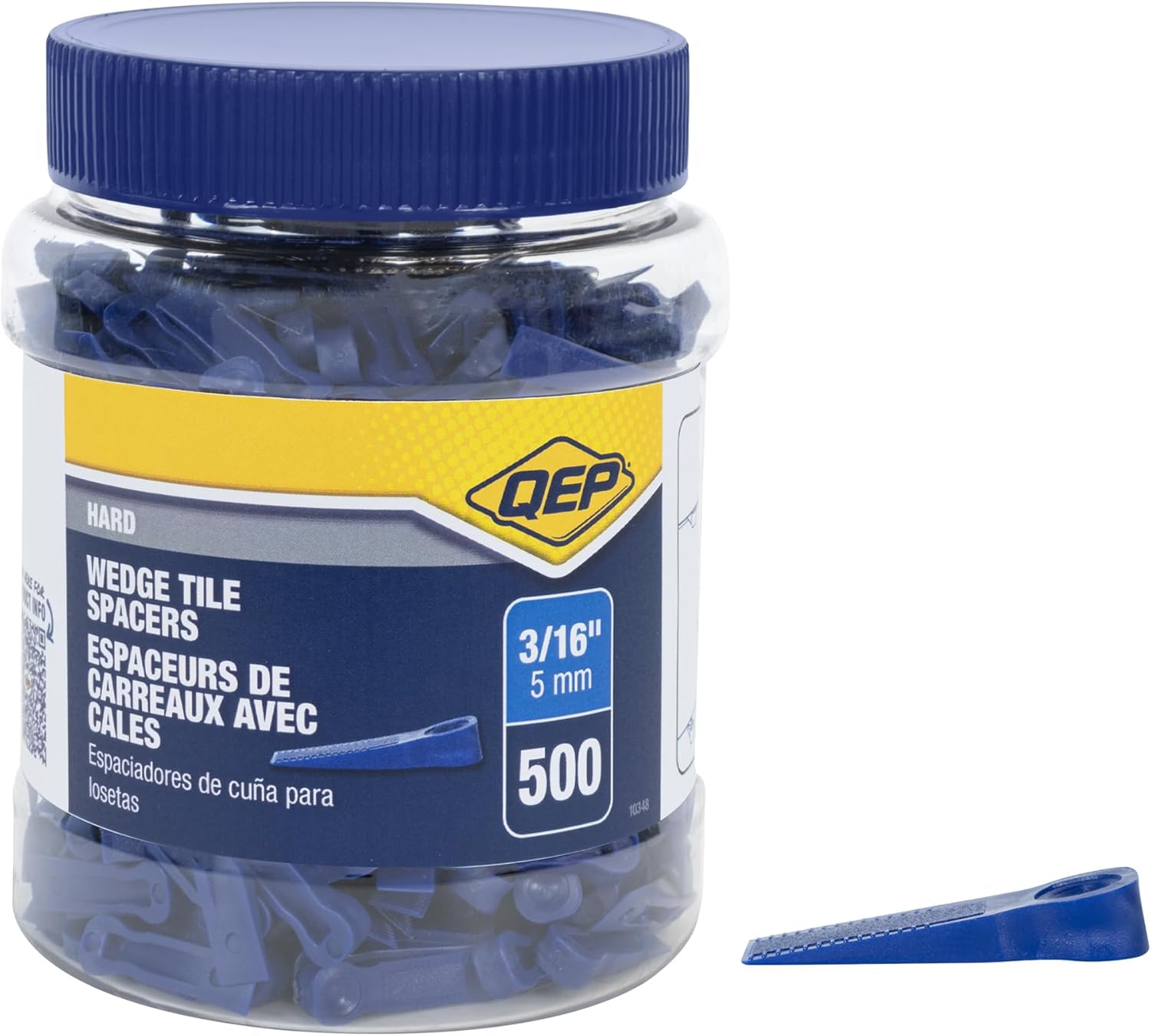 QEP 3/16" Wedge Tile Spacers (500 Pack)