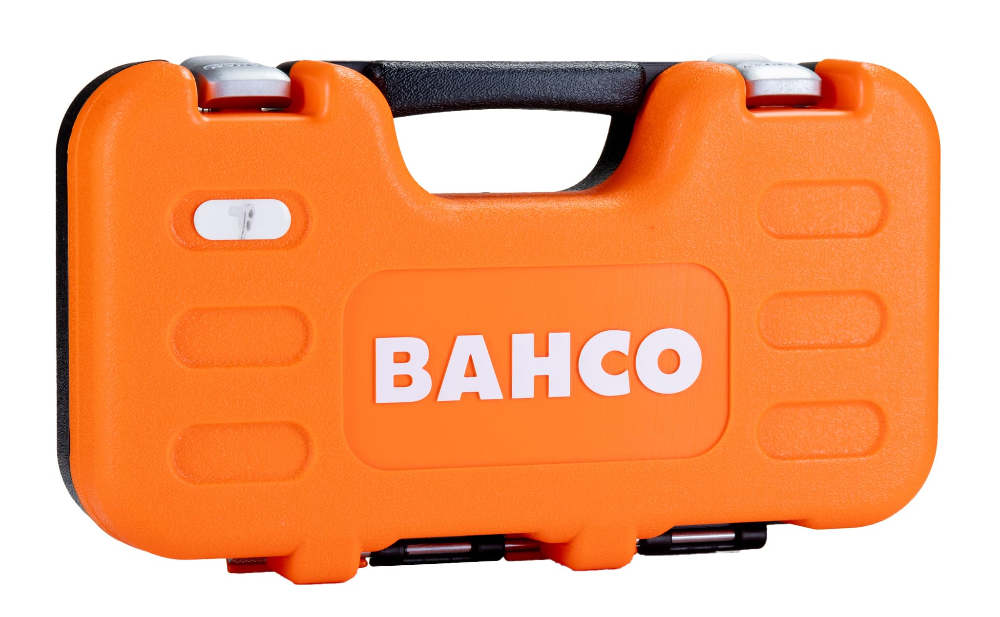 BAHCO S330AF, Set di chiavi a bussola da 1/4" e 3/8" con attacco quadro, profilo esagonale in pollici con cricchetto, 34 pezzi